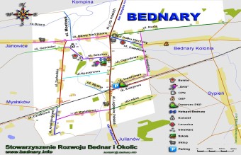mapa bednary ulice 34 340x219