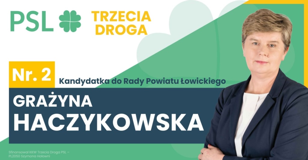 ulotka 2024 Grazyna Haczykowska m